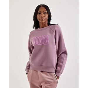 UGG Logo Crewneck Sweatshirt Shad (Pink Mauve) Size Medium New With Tags